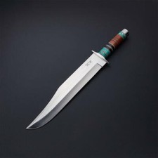 BEAUTIFUL CUSTOM HANDMADE16'' HIGH CARBON STEEL HUNTING DAGGER WITH SHEATH