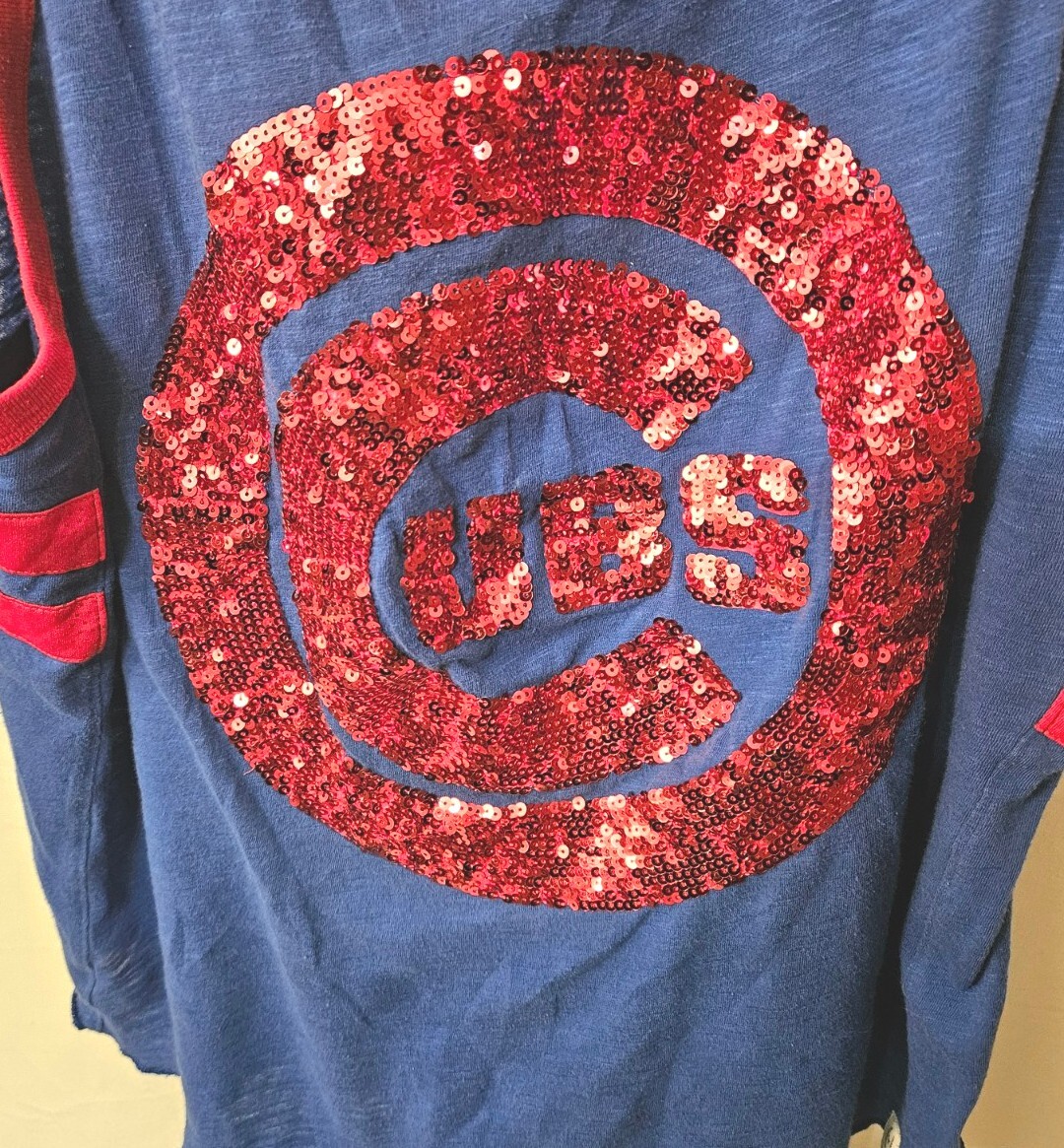 CHICAGO CUBS Victoria\'s Secret PINK LIMITED EDITION BLING SEQUIN SPARKLE 2TONE $_12.JPG?set_id=880000500F main image 2