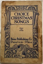 Choice Christmas Songs by Flaurier, Stitt, Clark  Asbrand 1928, Paperback 