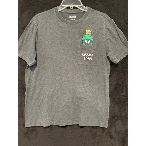 Tailgate Space Jam Marvin the Martian Graphic Pocket T-Shirt Medium