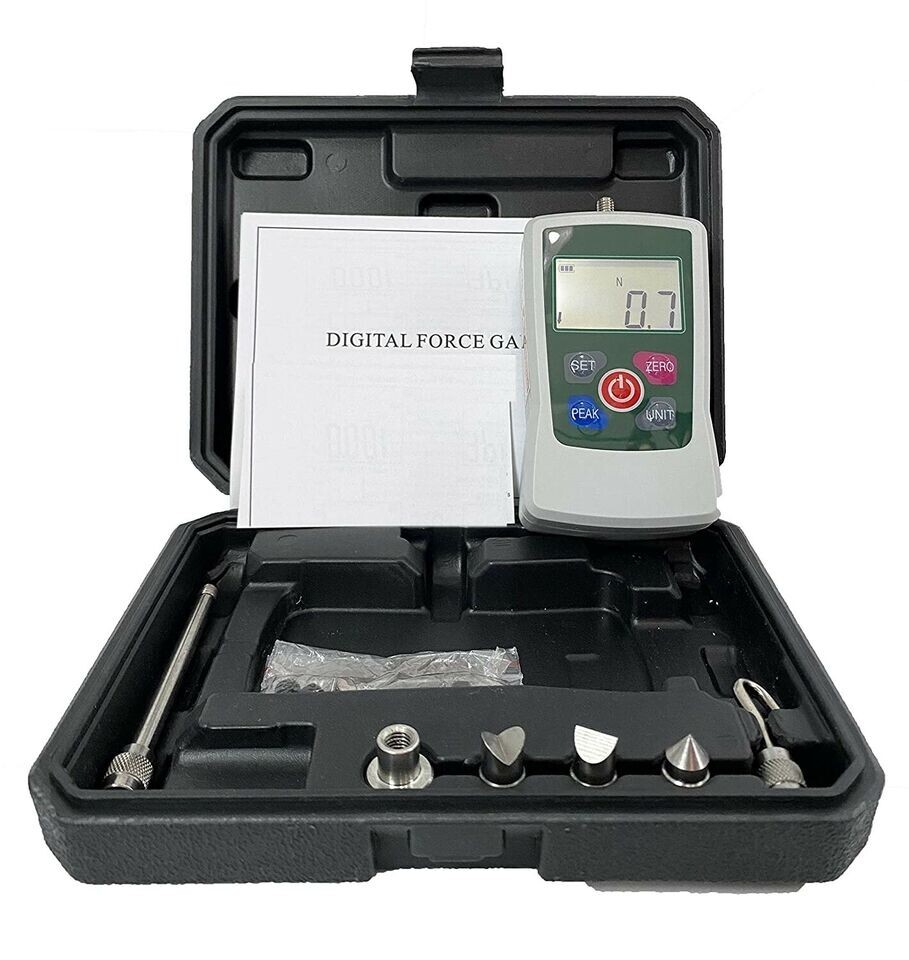 Force Metee 500N Force Measurement Digital Force Gauge 500N - Push Pull Meter With ...