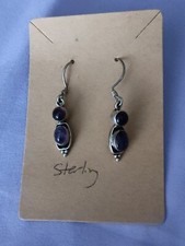 Sterling Silver Native American Style Earrings D14