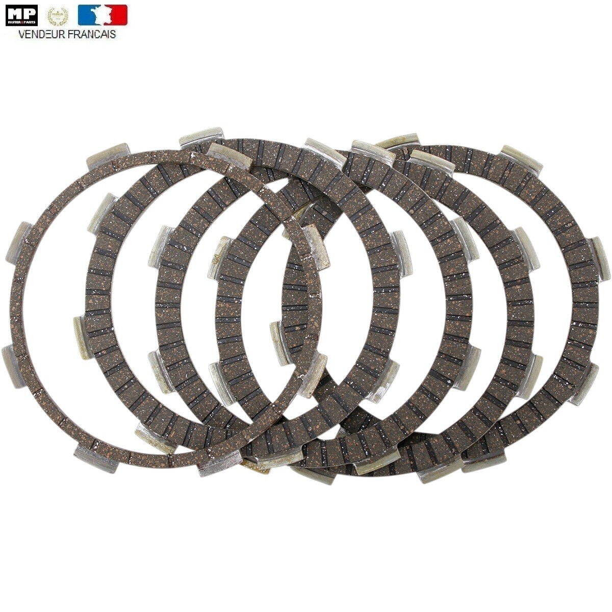 Kit disques d'embrayage garnis CK4522 Kawasaki KLX 125 2003-2015 et D-Tracker 125