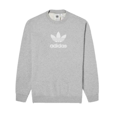 ADIDAS Originals Adicolour Premium Crew Sweatshirt Medium GREY Heather Size XL