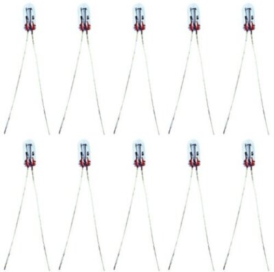 CEC Industries #8111 Bulbs 14 V 0.91 W Wire Terminal Base T-1 shape (Box of 10)