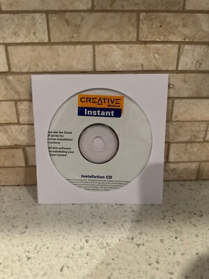 creative instant installion cd