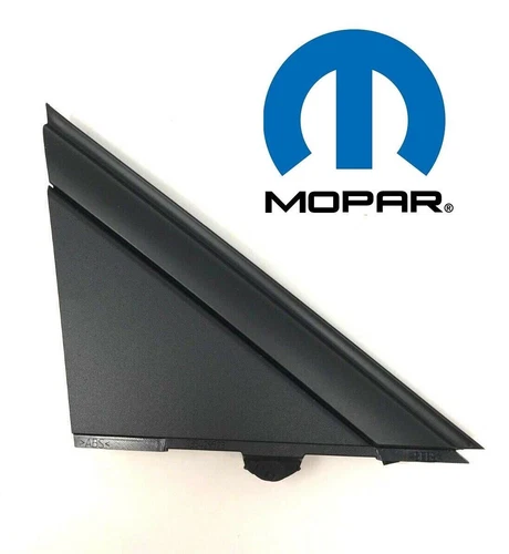 12-19 FIAT 500 RIGHT DOOR MIRROR FLAG COVER MOLDING MATTE OEM FIAT 1SD00KX7AA