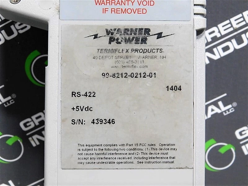 USED Forney / Warner Power 99-8212-0212-01 Keypad Interface Module - Image 3 of 3