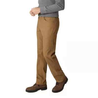 Weatherproof Vintage Men s Fleece Lined Pant Bonded Fleece Lining Stretch Canvas