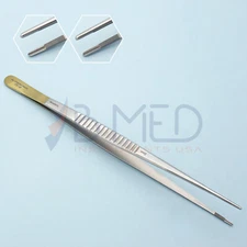 B Med TC Debakey Needle Pulling Tissue Forceps 2mm 9.5" Surgical Instruments
