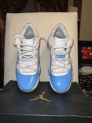 Nike Air Jordan 11 Low University Blue UNC size 10 528895-106 OG