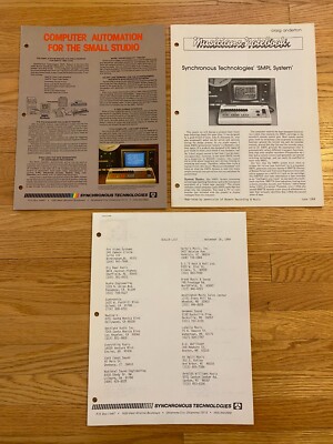 Studio Polygone Brochure Catalog 1988 Pro Studio Recording Equipment EQ Amp Vtg