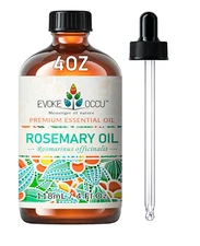 EVOKE OCCU Pure Rosemary Essent Essential Oil, 4 FL Oz -For Hair & Skin