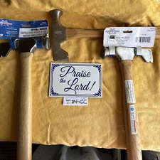 3 Marshalltown Drywall Hammers 2- DH764 Hickory 12 Oz. Checkered Head  1-#800