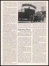 1941 Alcoa Tennessee U. S. Soldiers Standing Guard Aluminum Plant Photo Print Ad