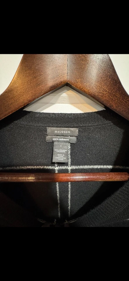 Halogen Sweater Women's 100% Cashmere Side-Tie Pullover Size 1X Flawless EUC - Image 2 of 4