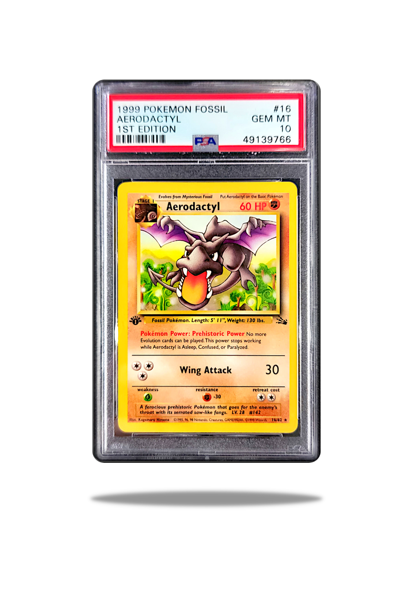 first edition aerodactyl pokemon card Pokemon Fossil - Aerodactyl - 1/62