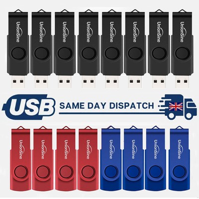 5/10 Stück USB Stick 2.0 Flash Drive Speicherstick 16GB 32GB 64GB Backup U-Disks