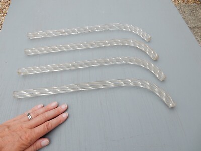 ANTIKE GERSTE TWIST BELLE EPOCH FRANZÖSISCHER GLASKRONLEUCHTER TEILE UPCYCLING DIESE