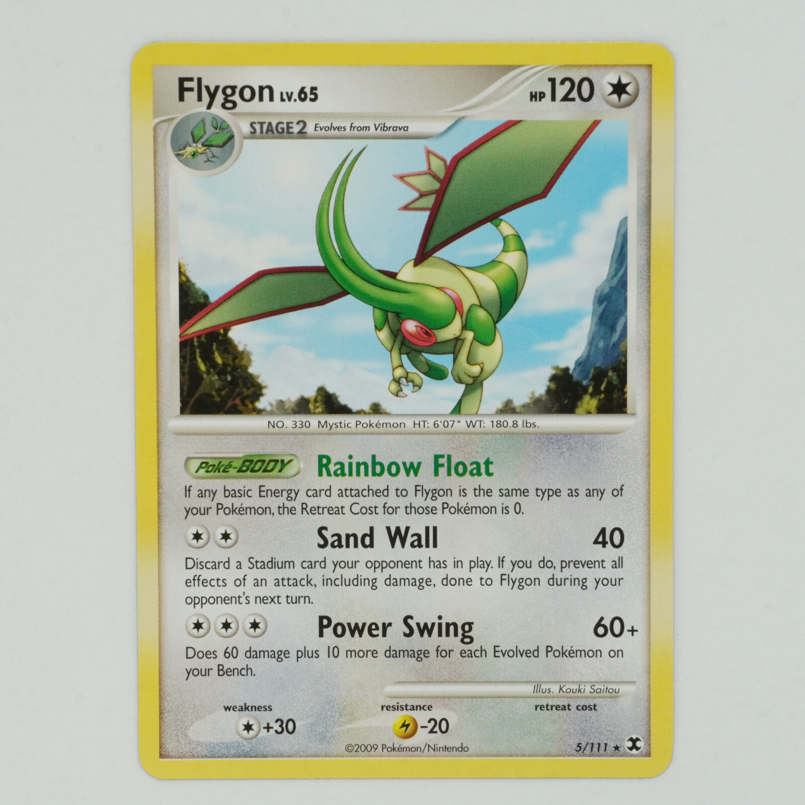 Flygon 5/111 Rare Platinum: Rising Rivals Pokemon Card