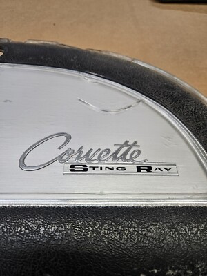 1963 Only Corvette Original Glove Box Door With Fiberglass Back
