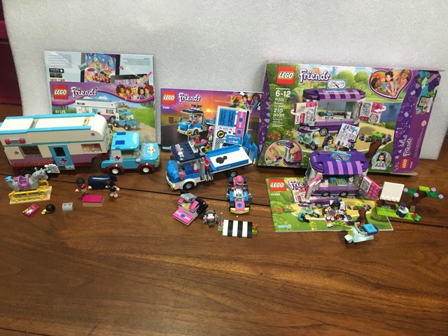 lego friends vet trailer instructions