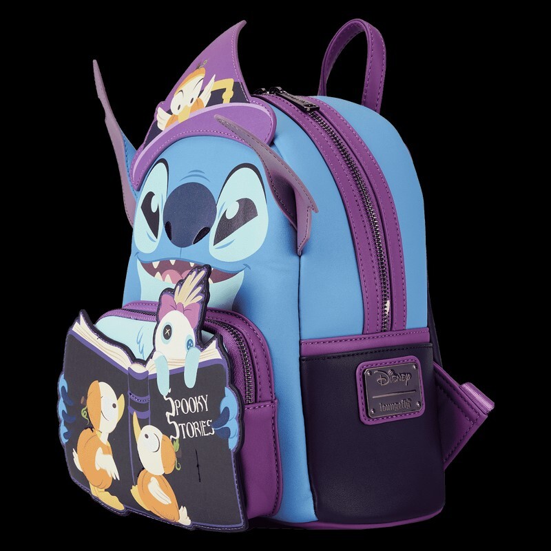 Loungefly Stitch Exclusive Spooky Stories Halloween Glow Mini Backpack image 4