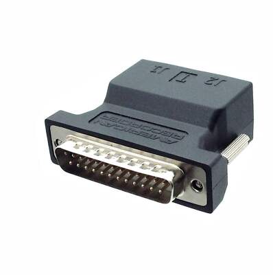 AMERICAN RECORDER DB25 to Dual RJ45 Adapter with TASCAM DIGITAL/ANALOG Pinout
