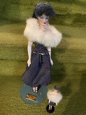GAY PARISIENNE BARBIE PORCELAIN With Matching Ornament- One Shoe Has Split