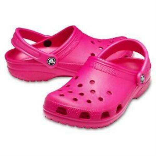 mens pink crocs size 11