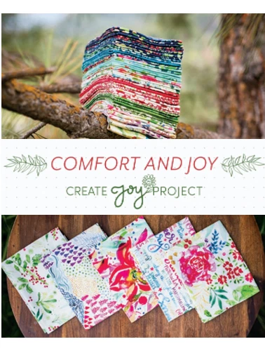 Moda COMFORT & JOY Create Joy LAYER CAKE 42 10" Squares Quilting Watercolor - Image 3 of 4