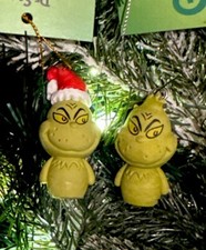 2ct 2025 The Grinch How The Grinch Stole Christmas Ornaments New w Tag