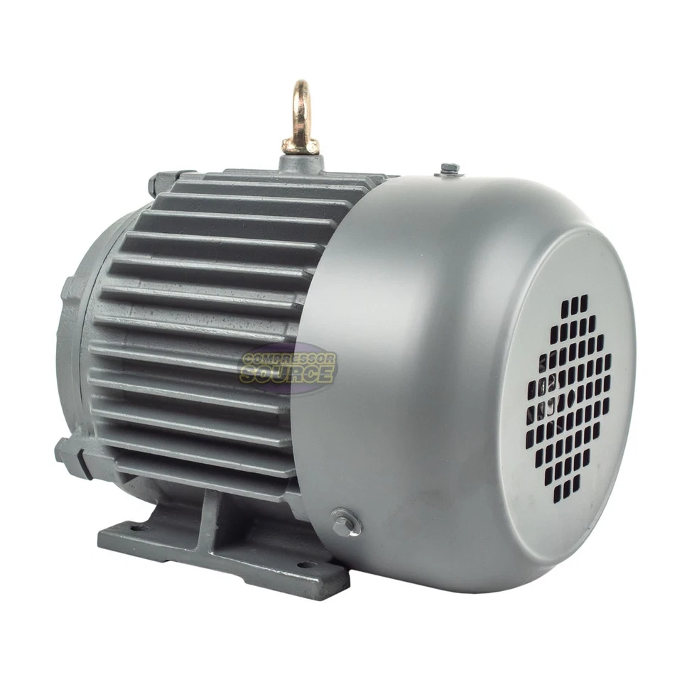 1 HP 3 Phase Electric Motor 1800 RPM 143T Frame TEFC 230/460V Premium Efficiency - Image 4 of 4