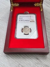 NGC Coin Box Single Wooden Certified Coin NGC Slab Storage Display Case Handmade