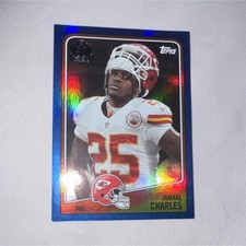 Topps 2015 Jamaal Charles Blue Parallel #T60-JC 60th Anniversary Chiefs NFL