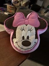 Minnie Mouse Shaped Pillow 13 Inches By 13 Inches