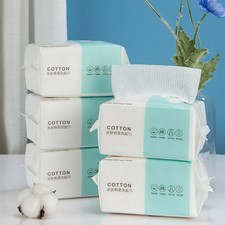Cotton Tissue Disposable Facial Soft Dry Wipes for Washing Cleansing Skin Cloths