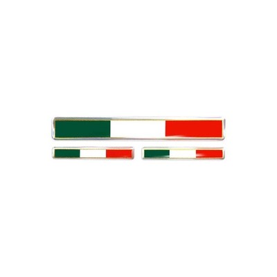 3D Sticker Three Flags Italy
