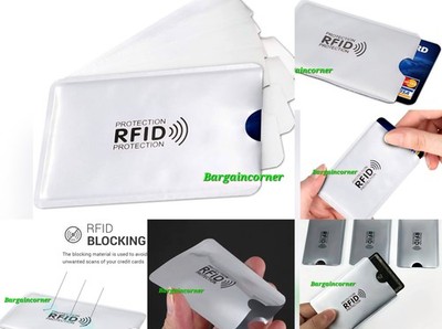 RFID Kartenschutz Bankkarte Signal Blocker Anti Diebstahl Kontaktlos Kartenhülle