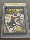 Marvel Amazing Fantasy 15 #1 Spider-Man Series CGC 9.0 Reprint Signed Stan Lee