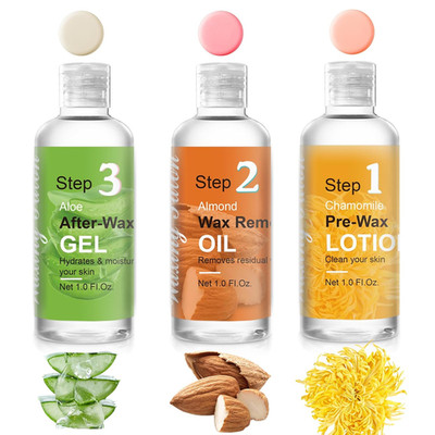 Before and after Waxing Skin Care Kit, Professional Waxing Kit for Women at Home