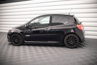 Maxton Design Diffusor Flaps Passend FüR Renault Clio III RS Schwarz Hochglanz