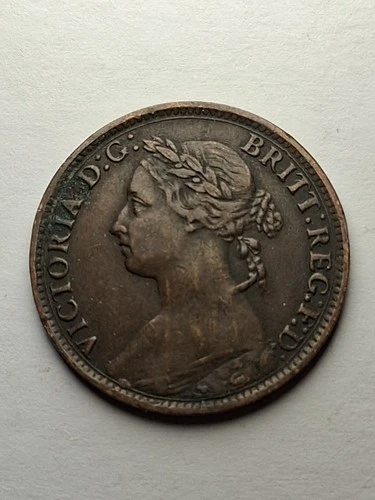 1887 Victoria Farthing — photo from the most recent tracked eBay sale