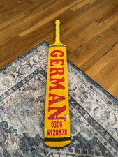 German Tape Ball Cricket Bat - Srilankan Coconut Wood