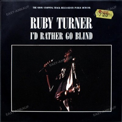 Ruby Turner - I'd Rather Go Blind 7'' (VG+) '