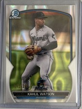 2023 Bowman - Chrome Prospects Kahlil Watson #BCP-147 Lava Refractor /399 (RC)