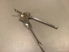 Vintage Ekco Miracle Can Opener 885 Handheld Metal & Bottle Opener Made In USA