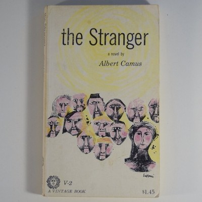 The Stranger A Novel - Albert Camus - Vintage Paperback Book V-2