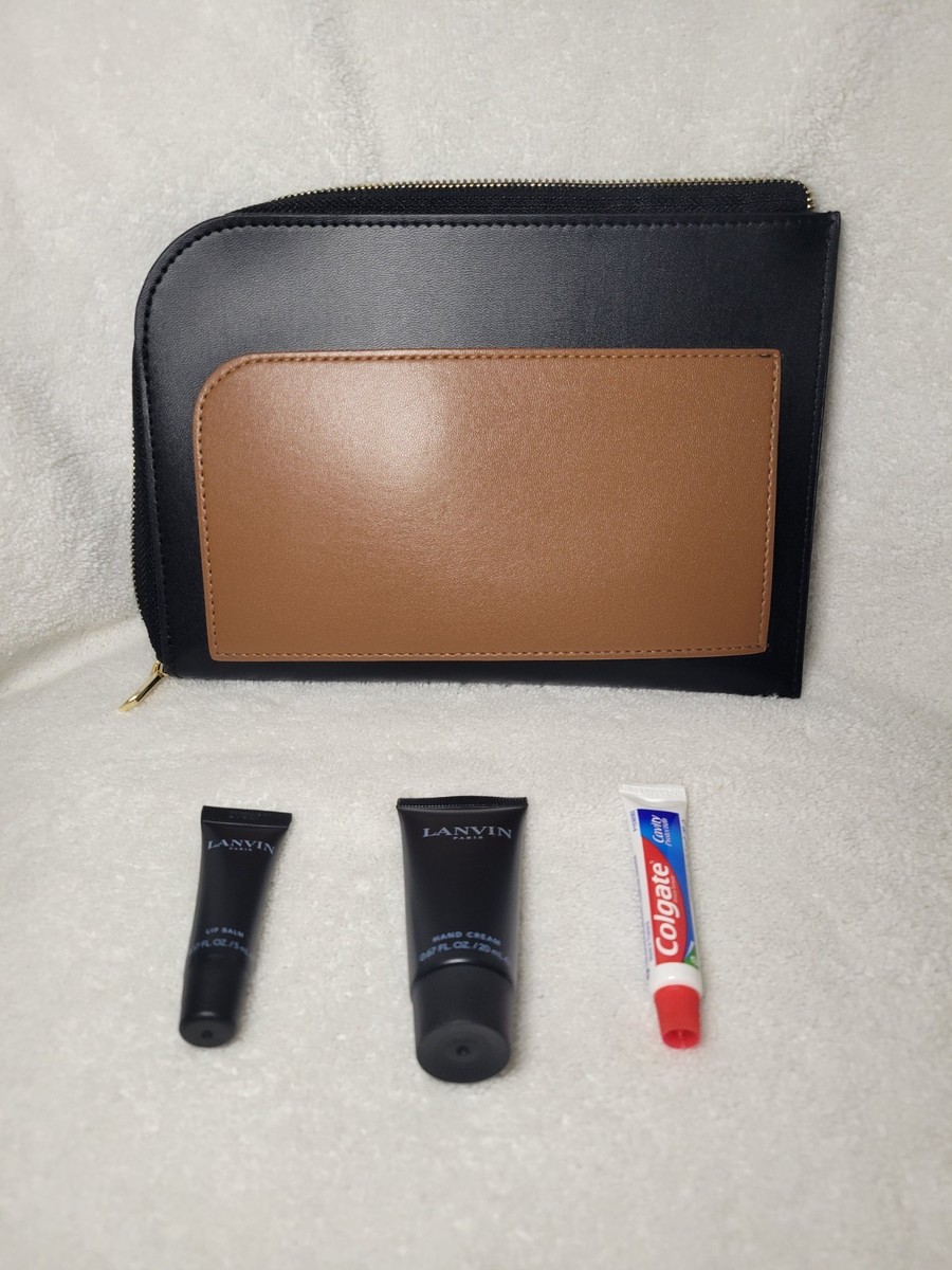 Turkish Airlines Business Class LANVIN Parfums Amenity Bag Set | eBay