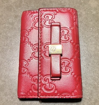 GUCCI Shima key case red ladies From Japan